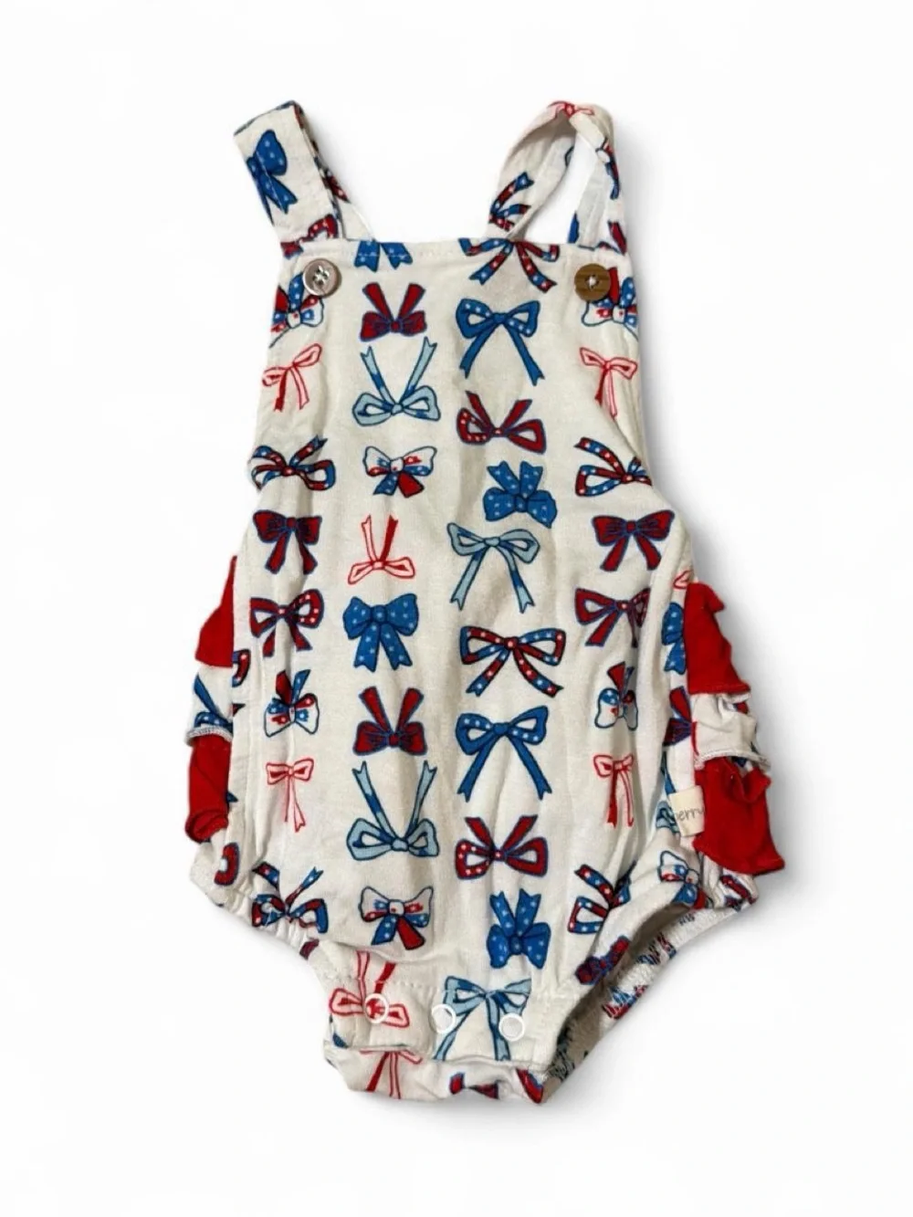 Milkberry Baby Bow-Print One-Piece Romper